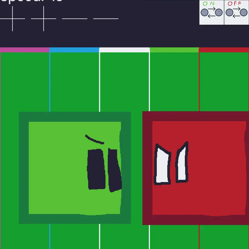 Green cube vs red cube fnf and more by @Kingnorrise