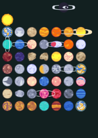 Solar system sprites idea