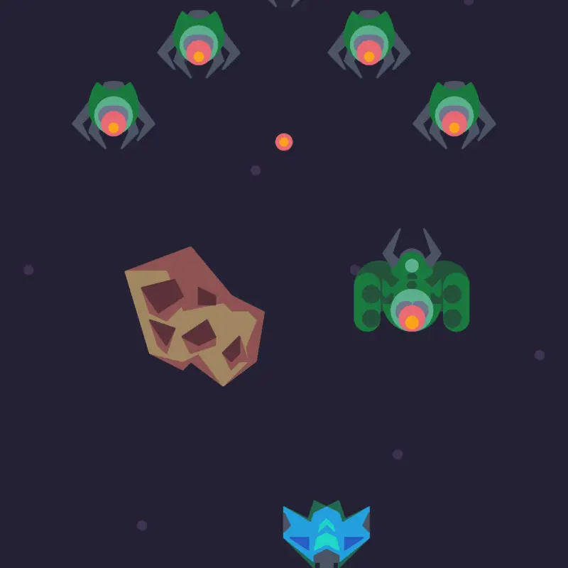Space game (I guess) by @snoonu_guy