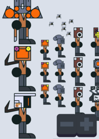 Brown cameraman’s army