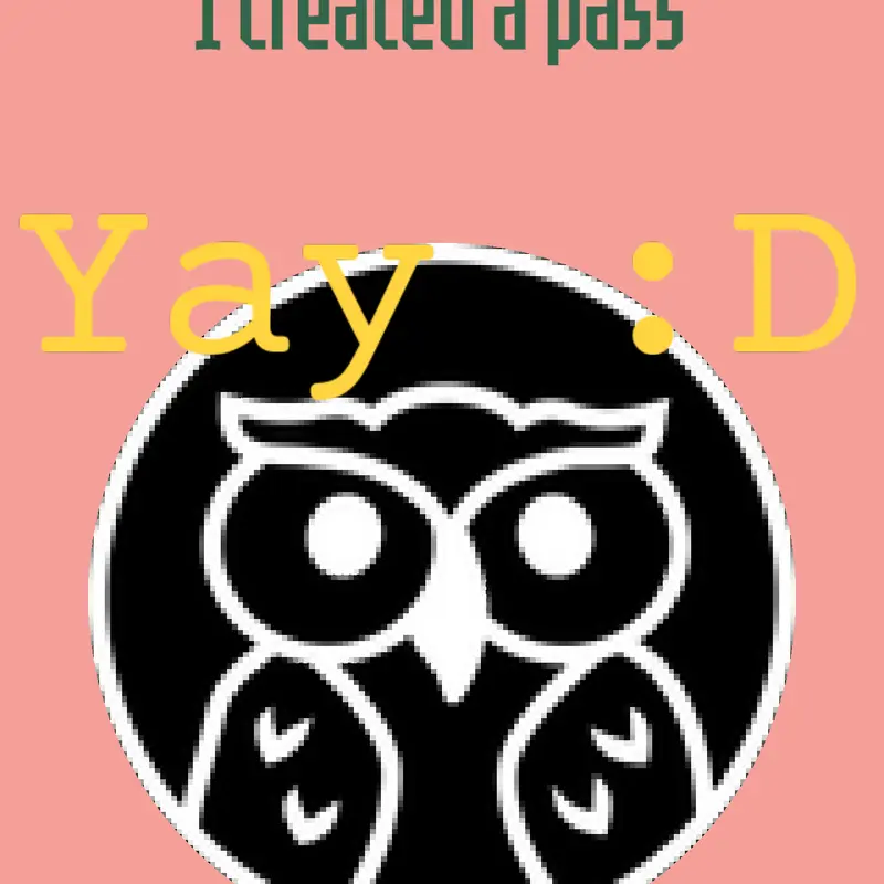 My First Pass by @edusito_2017