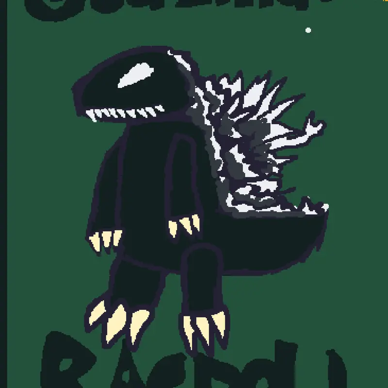 Godzilla gmk ragdoll by @Godzilla7328