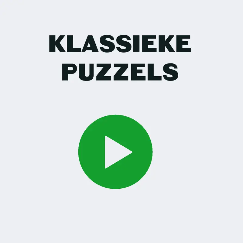KLASSIEKE PUZZLES by @offermans