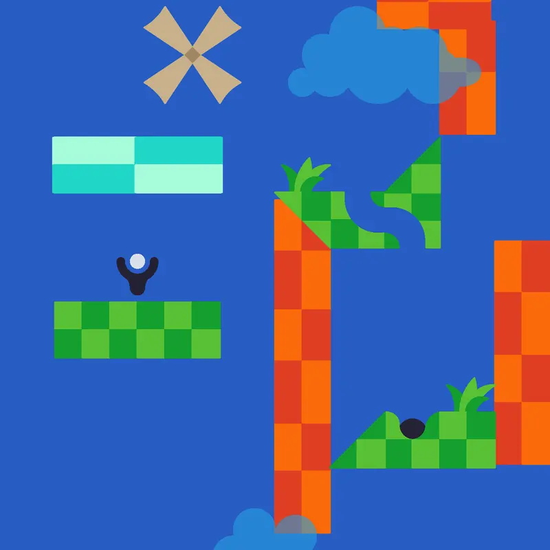 Golf challenge: Tight gap by @gh2
