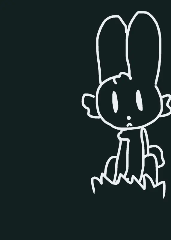 Run rabbit run!!!🐰 by @Inala