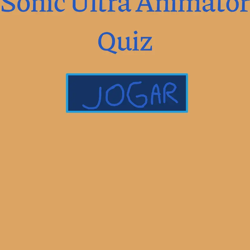 Game by @SonicUltraAnimator