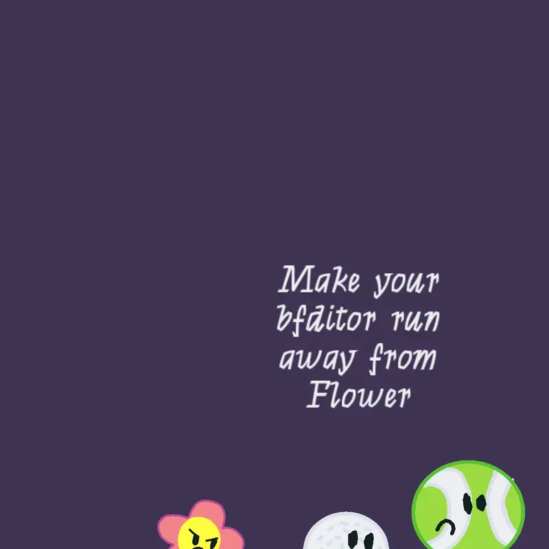 Bfdi run from flower by @ShemekiaDuncan