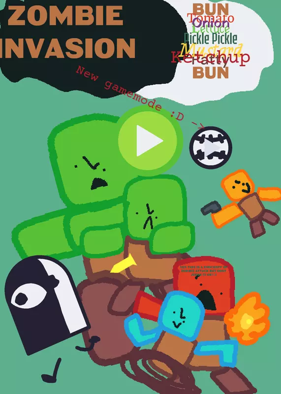 Zombie invasion by @Pumpk1nguy