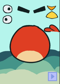 Angry birds puzzle