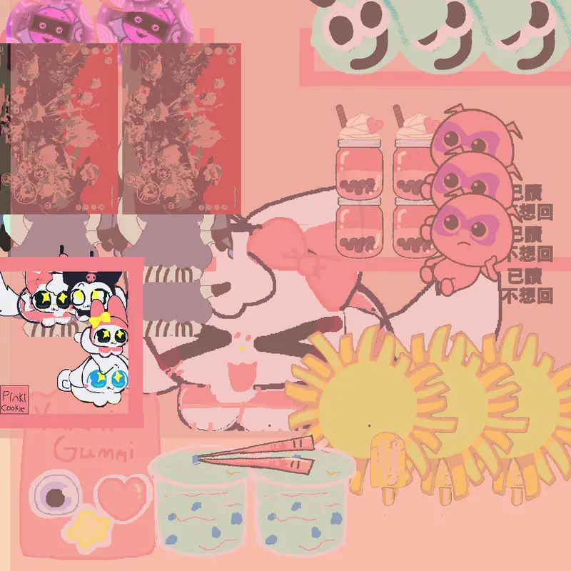 Hello Kitty Mukbang by @SkylarDickens