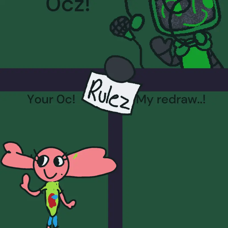 REDRAWING OCZ!  (Reopening) by @Paulette_xd