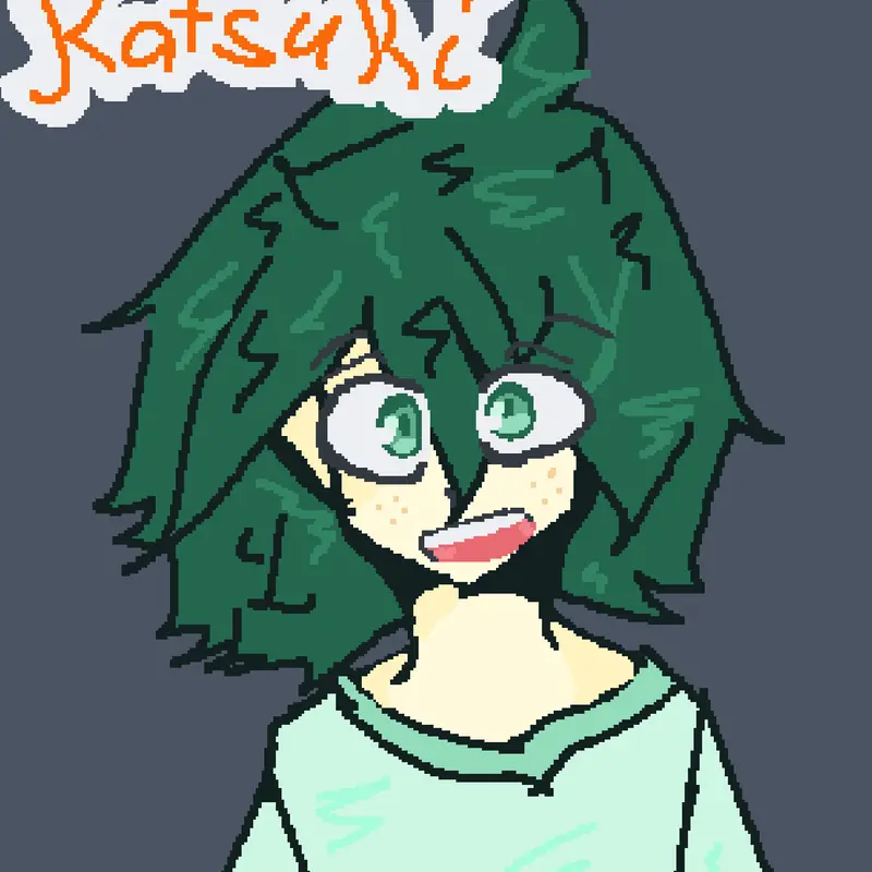 Izuku Midoriya drawing by @_-Yukii-_