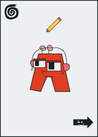 draw faces on alphabet lore characters