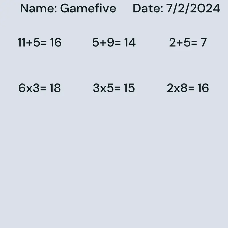 Game by @GameFive