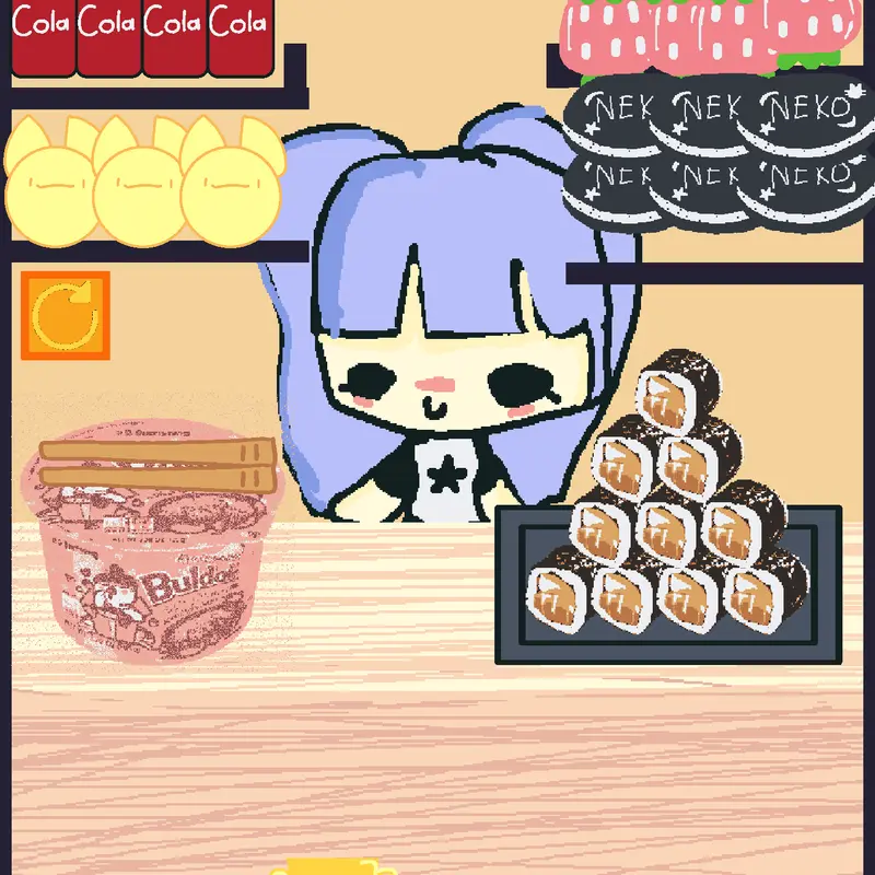 Eat with Violet by @lena_cutie