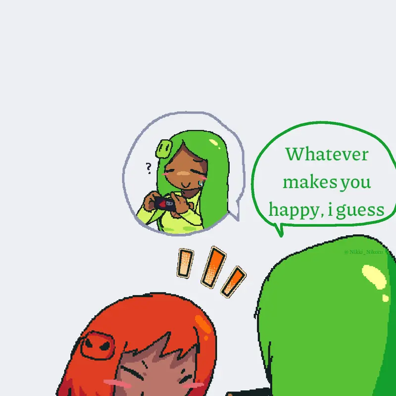 Enemys or dating? by @Nikki_nikoru
