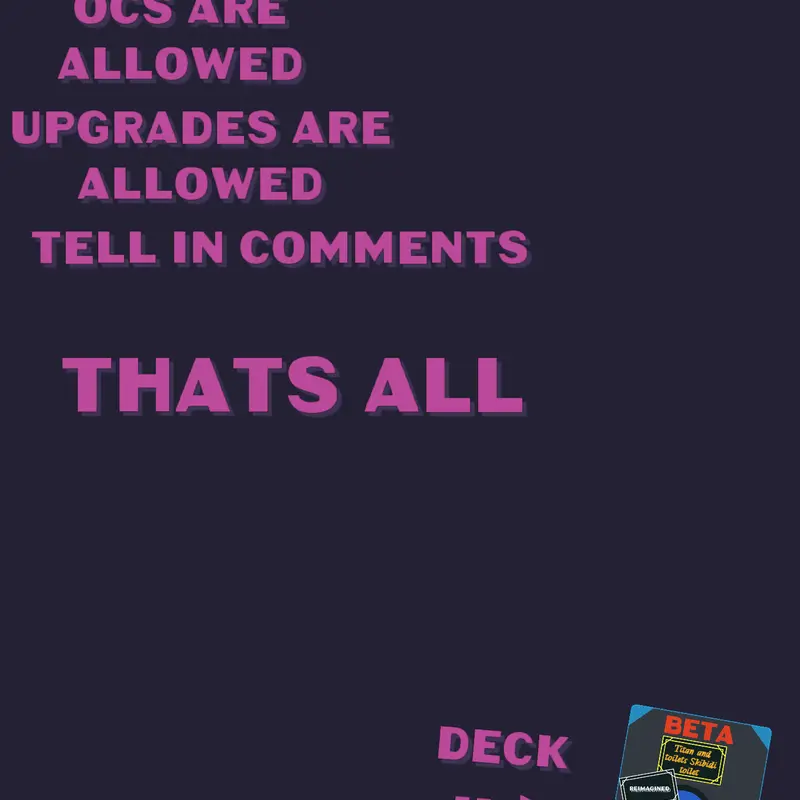 Give ideas by @Doggy_Zertis