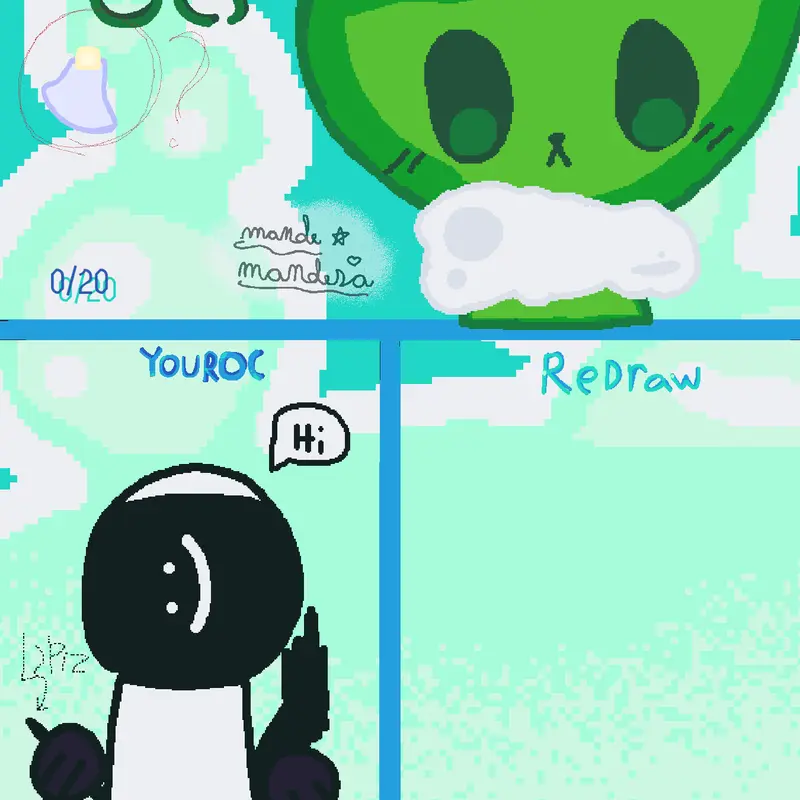 Redrawing ocs by @MandMandesa