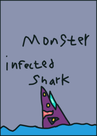 Monster infected shark