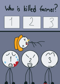 Stick man ending game