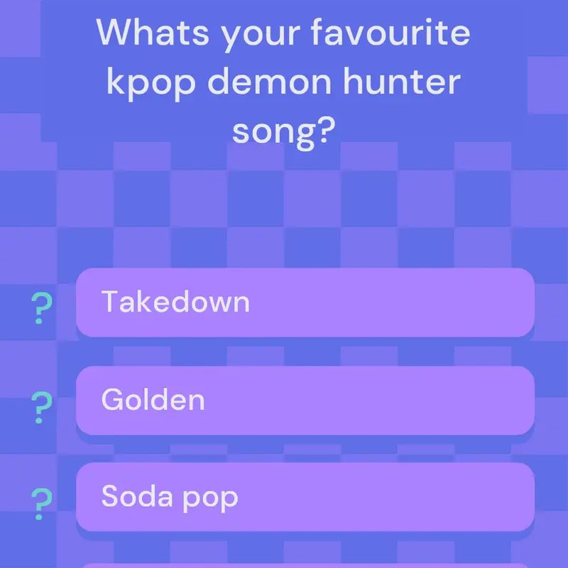 Game by @kpop_demon_hunters