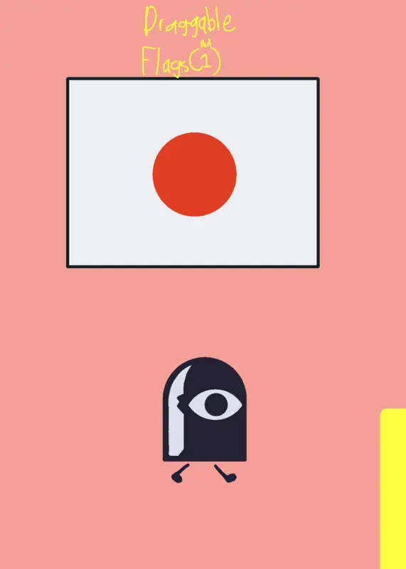 Flags but Draggable(Part 1) by @lawmincong