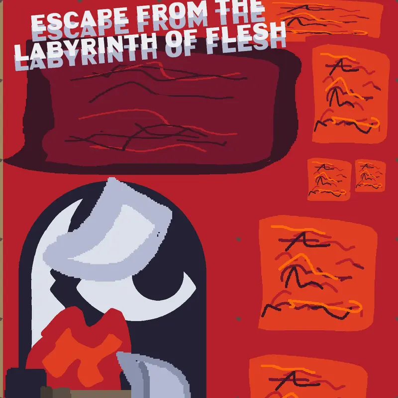 escape from the labyrinth of flesh by @davendov554