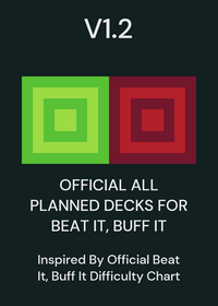 All Planned Decks For Beat It, Buff It