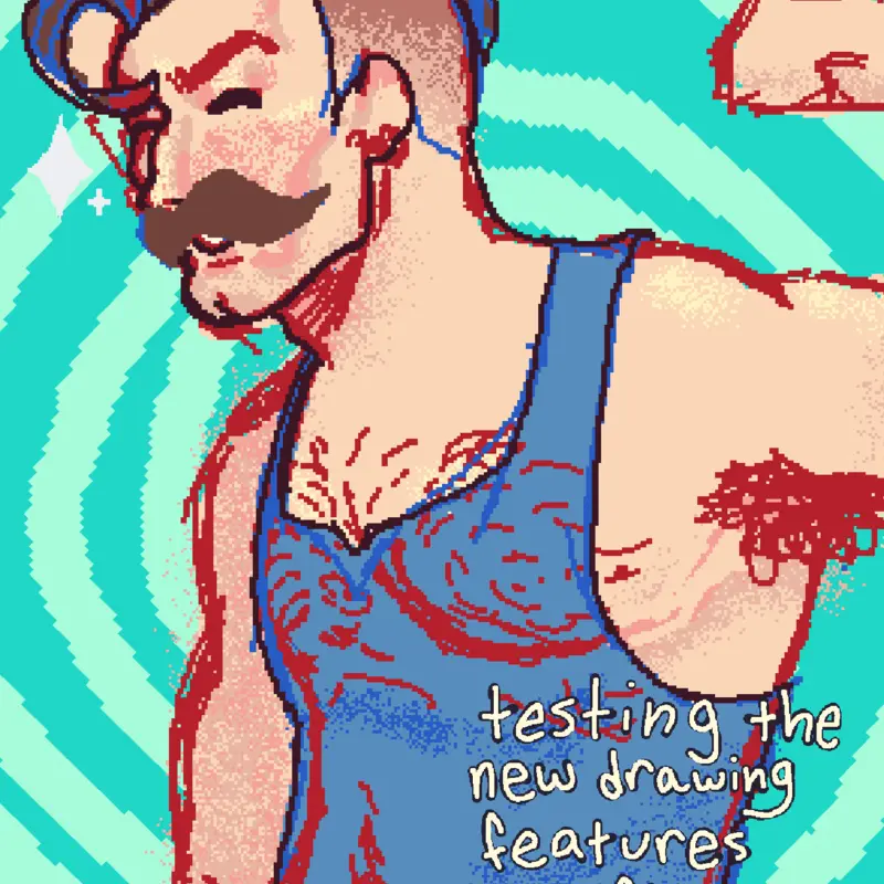 testing out the new art features by @crypticanid