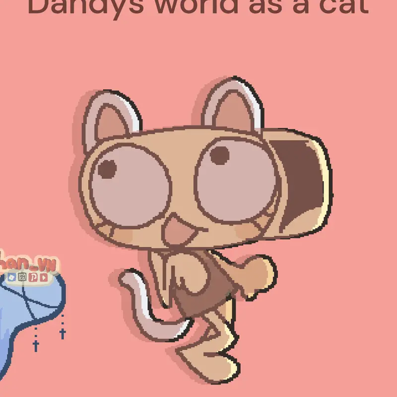 dandy’s world as cat remix by @hamsterpancake