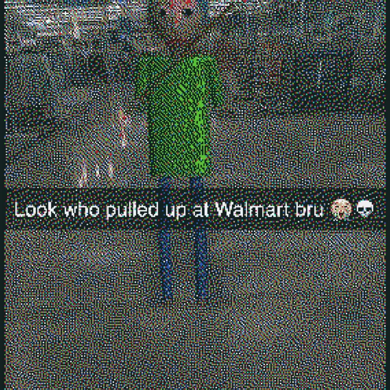 baldi Walmart chase by @RicardoPaloschi