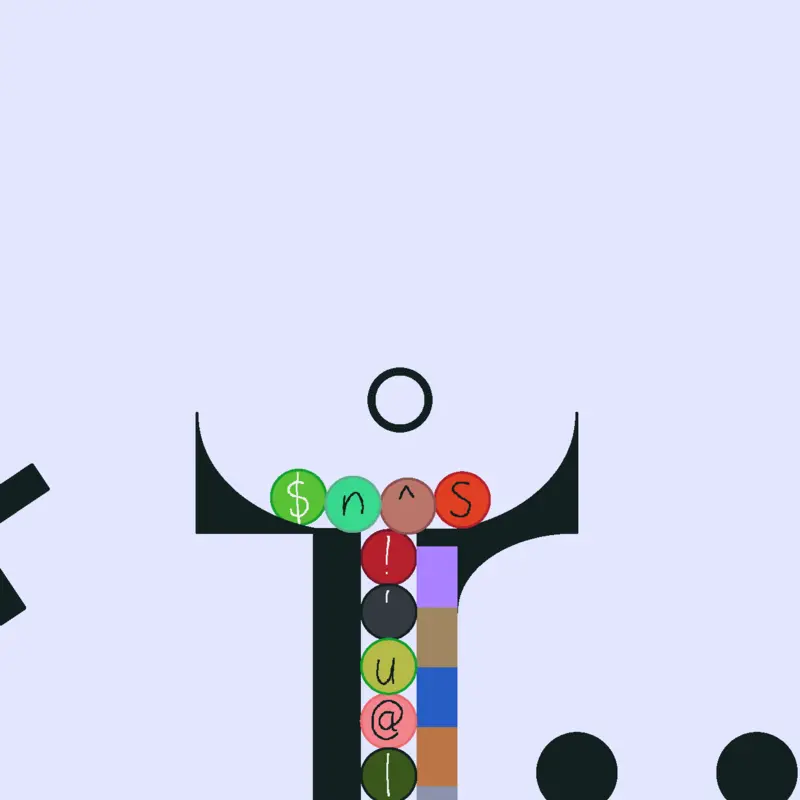 unicode marble race by @Blue_Apple