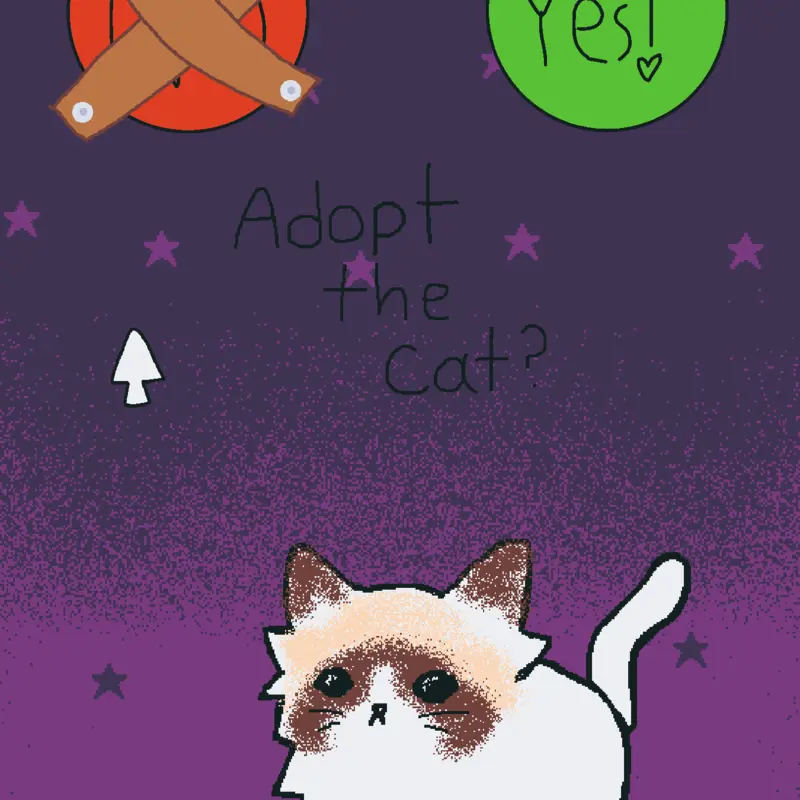 Be kind with cat by @Lucy_2013