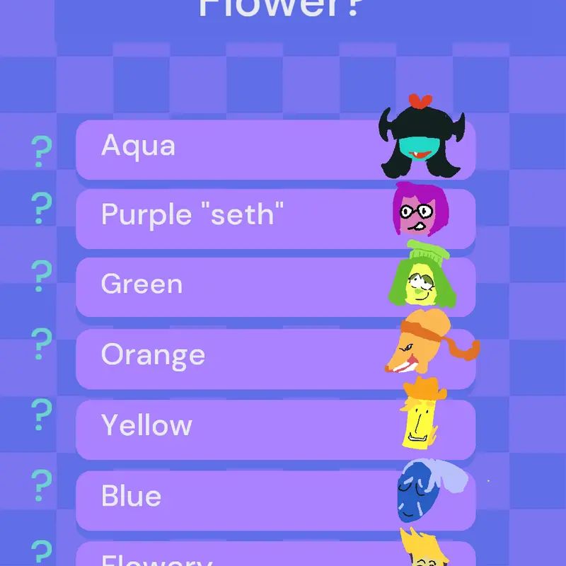 Deltarune Flower Poll by @hollywoodhehe