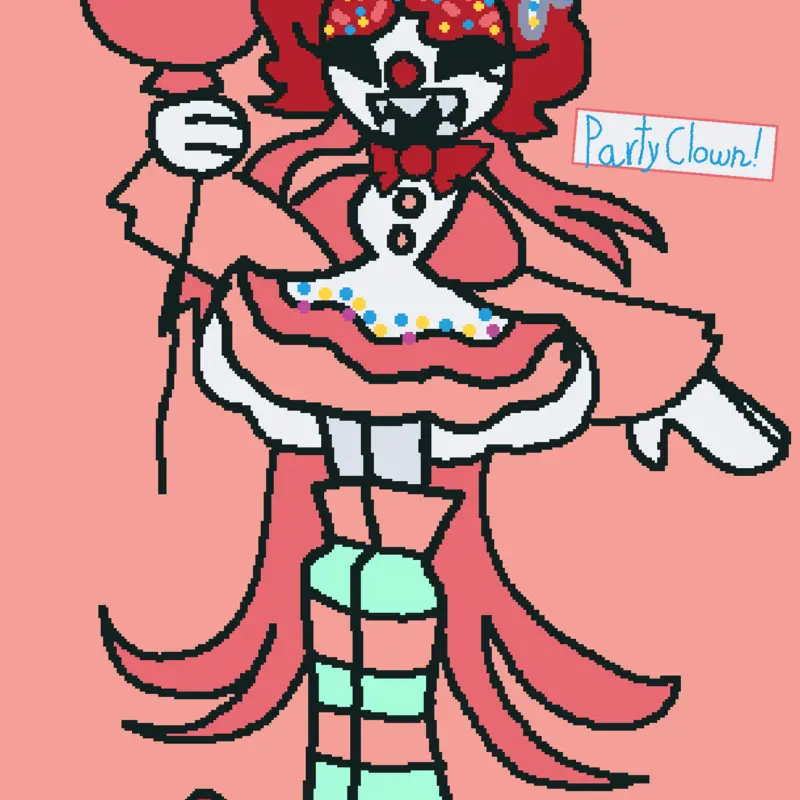 Party clown by @Vix_Constatine