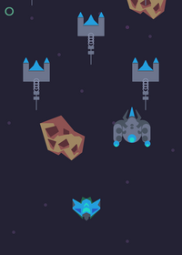 Destroy the space ships!