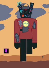 Remake damaged Titan speaker man