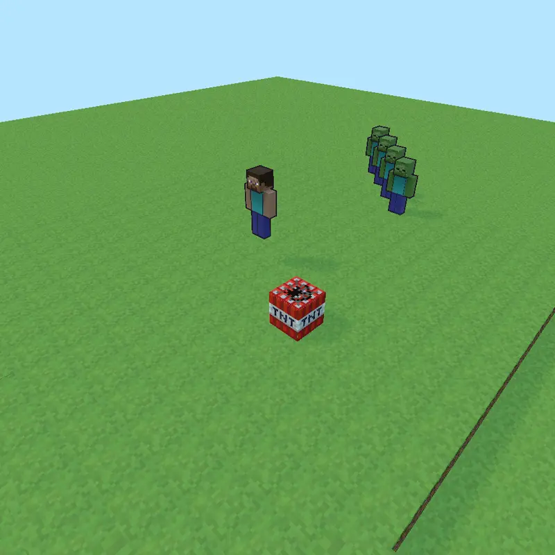 Minecraft recreation by @Ilekw