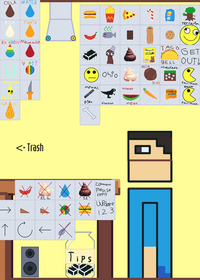 Feed Steve wit mor stuff.I lik minecraft