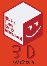 Blocky's funny doings international 3D