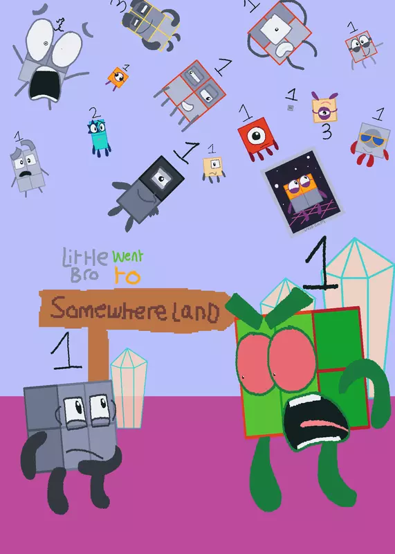 Little bro went to somewhere land fanart by @kepler-23576