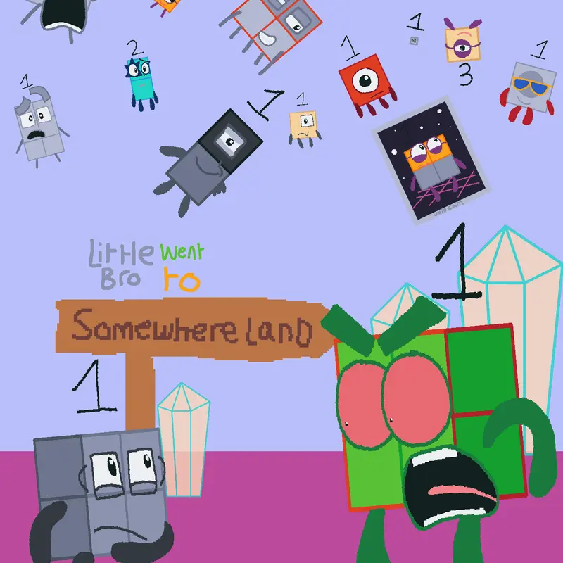Little bro went to somewhere land fanart by @kepler-23576