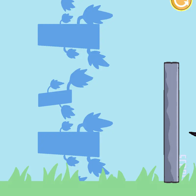 Angry Birds level 1 by @crossing_official