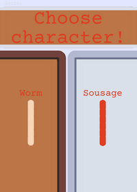 Worm and sousage!