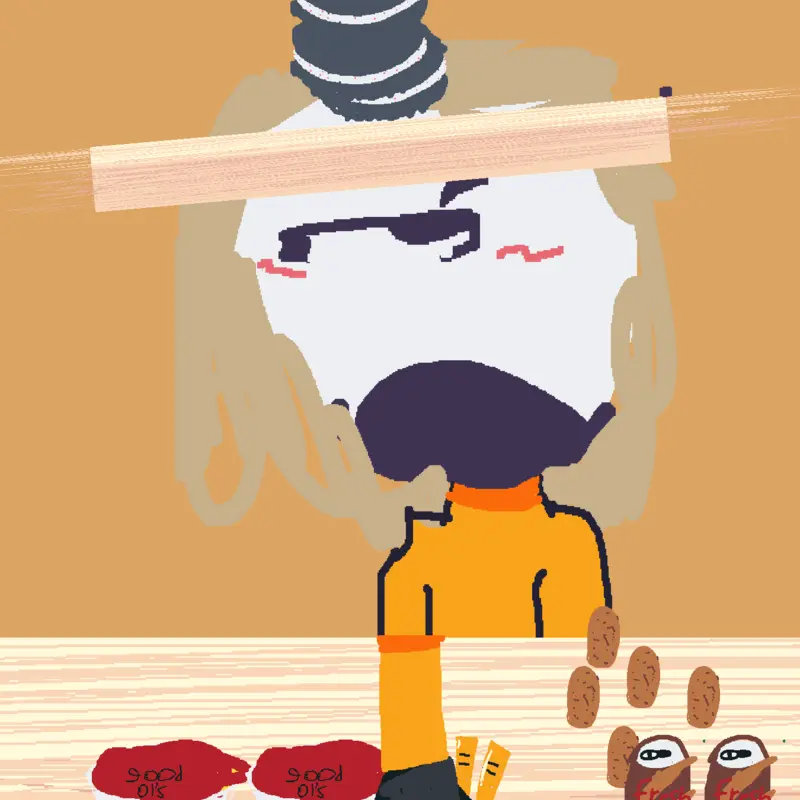 Nick eating by @Nok_decks