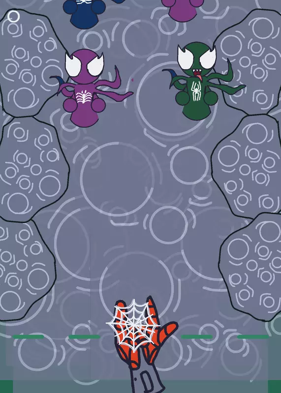 Spiderman battle simbiontes by @spidercrack