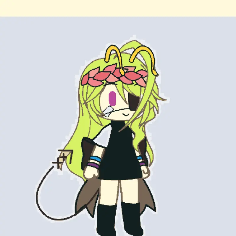 My gacha oc Floralyn 🥹 by @Rat_Birb