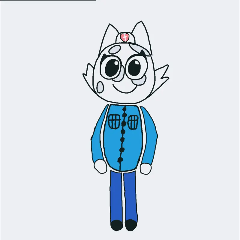 Ragdoll headnurse by @Greenyplayzofficial0