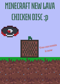 Minecraft: lava chicken disk