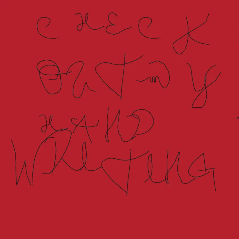 my handwriting! by @pliff